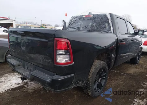 2021 Ram 1500 Big Horn 4X4 5'7 Box from USA, damaged, VIN 1C6SRFFT2MN674749